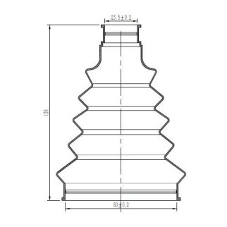 Пыльник ШРУСа TRIALLI FG 2101 фото 3