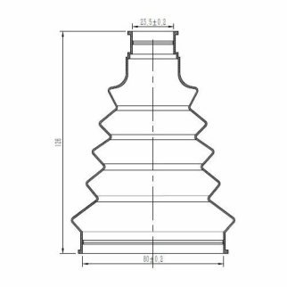 Пыльник ШРУСа TRIALLI FG 2101 фото 3