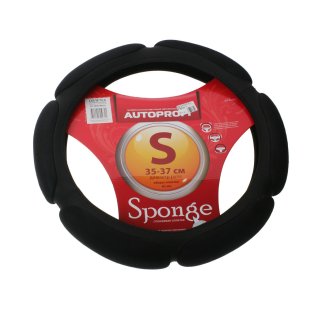 Оплетка на руль SP-5026 (S) BLACK алькантара AUTOPROFI фото 1