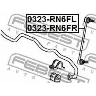Стойка переднего стабилизатора FEBEST 0323-RN6FR фото
