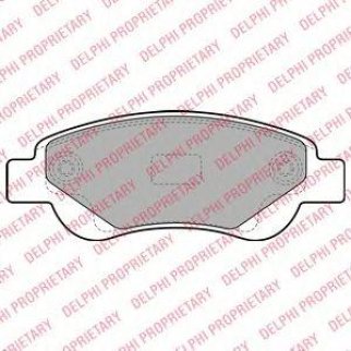 Колодки тормозные передние к-кт DELPHI LP1949 фото