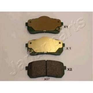 Колодки тормозные к-кт Japanparts PP-K07AF фото