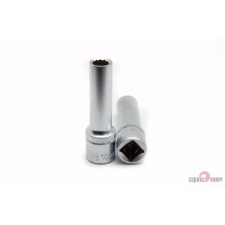 Головка торцевая 10 1/2&quot; 12гр глубокая СЕРВИС КЛЮЧ фото
