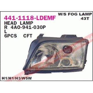 Фара левая DEPO 441-1118L-LD-EF фото