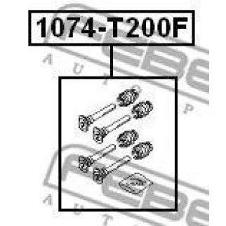 Втулка направляющей суппорта FEBEST 1074-T200F фото