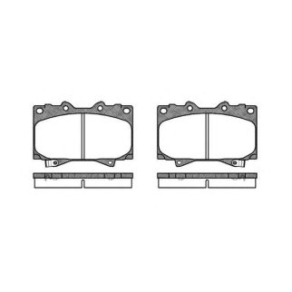 Колодки тормозные REMSA _070704 фото