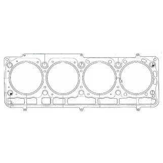 Прокладка ГБЦ для а/м ГАЗель Next (дв. EvoTech 2.7) метал. TRIALLI GZ 101 5004 фото 4