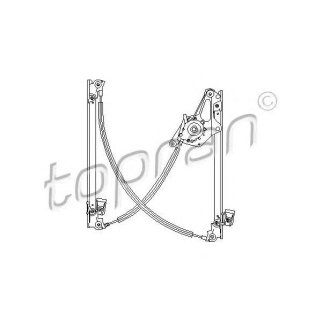 Стеклоподъемник электр. передний левый topran 111273755 фото