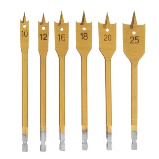 Сверло по дереву перовое 10мм 6шт. MATRIX фото 3