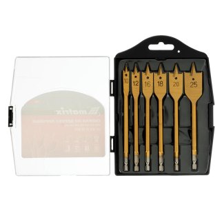 Сверло по дереву перовое 10мм 6шт. MATRIX фото