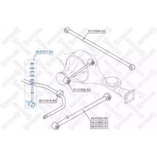 56-51021-SX_тяга стабилизатора заднего! Hyundai Terracan all 01> фото