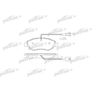 Колодки тормозные дисковые передн FIAT: BRAVO 07-, STILO 01-, STILO Multi Wagon 03- фото