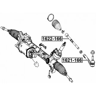 Тяга рулевая FEBEST 1622-166 фото 2