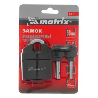 Замок навесной всепогодный 50мм усиленный MATRIX фото 6