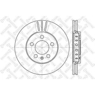 Диск тормозной Stellox 6020-4758V-SX фото
