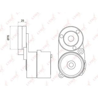 Натяжитель ремня LYNXauto PT-3005 фото