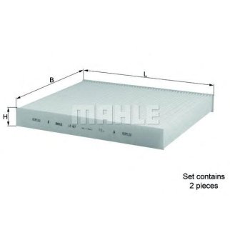 Фильтр салона MAHLE LA 467S фото