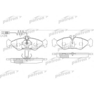 Колодки тормозные PATRON PBP1039 фото