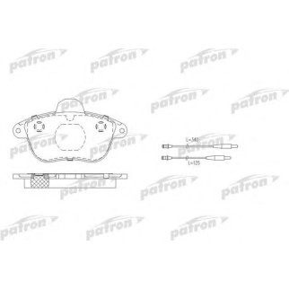 Колодки тормозные PATRON PBP746 фото