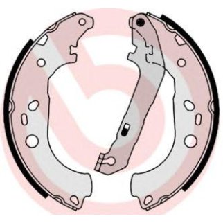 Колодки барабанные к-кт brembo S 24 534 фото