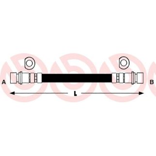Шланг тормозной brembo T 28 012 фото