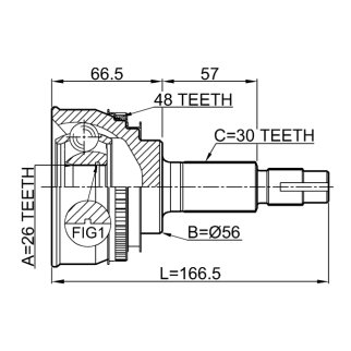 ШРУС наружный FEBEST 0110-069A48 фото 2