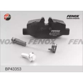 Колодки тормозные задние дисковые к-кт Fenox BP43353 фото