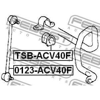 Втулка (сайлентблок) переднего стабилизатора FEBEST TSB-ACV40F фото
