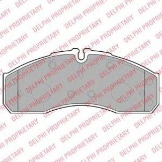 Колодки тормозные передние к-кт DELPHI LP2042 фото