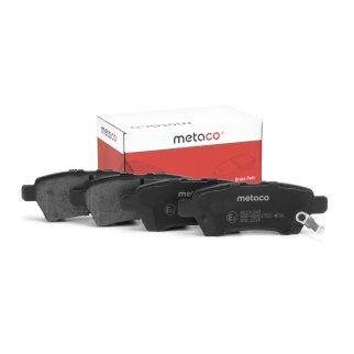 Колодки тормозные задние дисковые к-кт metaco 3010-043 фото