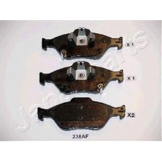 Колодки тормозные передние к-кт Japanparts PA-238AF фото