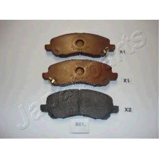 Колодки тормозные Japanparts PA-501AF фото