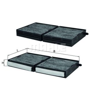 Фильтр салона MAZDA 323 ASTINA VI (BJ) 1.4 [1998/09-2004/05] с актив.углем фото