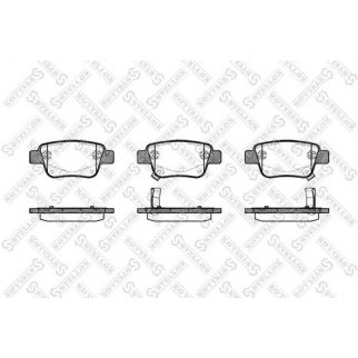 Колодки тормозные STELLOX _1058002SX фото 8