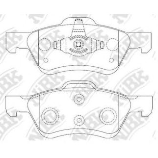 Колодки тормозные дисковые перед фото