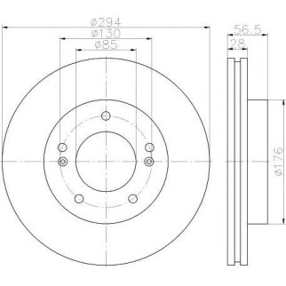 Диск тормозной передний вентилируемый TEXTAR 92203203 фото
