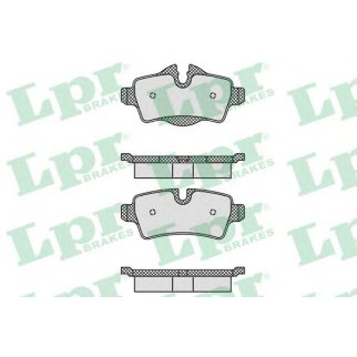 Колодки тормозные задние дисковые к-кт Lpr 05P1481 фото