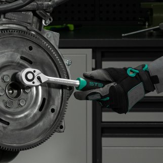 Набор инструмента 1/2" 1/4" пластиковый кейс 76пр. STELS фото 30