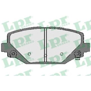 Колодки тормозные задние дисковые к-кт Lpr 05P1747 фото
