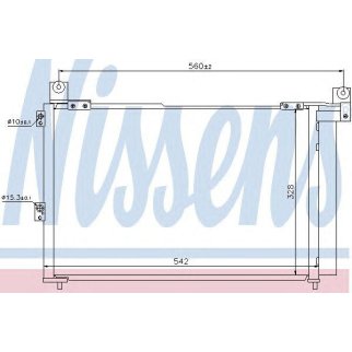 Радиатор кондиционера Nissens 940143 фото
