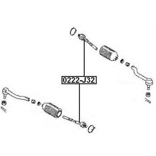 Тяга рулевая ASVA 0222-J32 фото