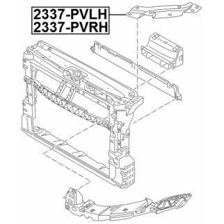 Кронштейн фар левый FEBEST 2337-PVLH фото 2 Кронштейн фар левый FEBEST 2337-PVLH фото 2