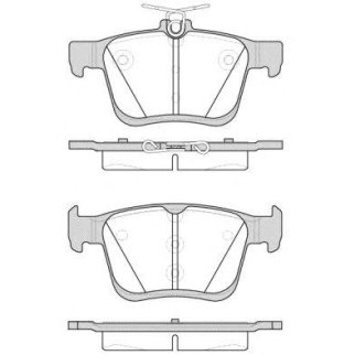 1516 00_колодки дисковые задние! A3, VW Golf VII 1.2TSI-1.8TFSI/2.0TDI 12> фото