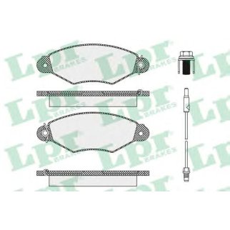 Колодки тормозные передние к-кт Lpr 05P1106 фото