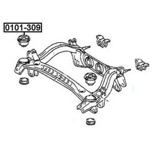 Сайлентблок ASVA 0101-309 фото