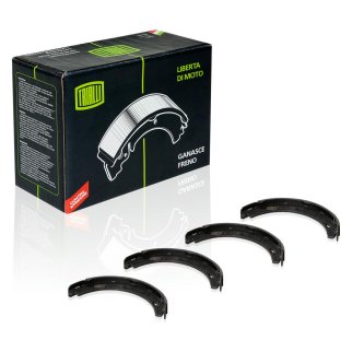 Колодки торм. для а/м Mercedes E (W210) (95-) барабан. ст. торм. 164x20 т/с TRW (GF 1566) фото