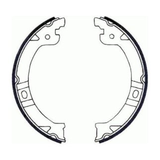 Колодки торм. для а/м Chrysler Voyager (95-) барабан. ст. торм. 180x30 (GF 4625) фото 2