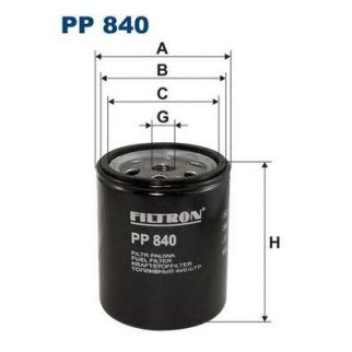 Фильтр топливный FILTRON PP 840 фото