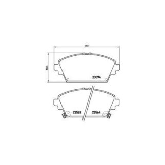 Колодки тормозные, комплект передний фото