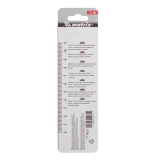 Сверло по металлу, 4 мм, HSS, нитридтитановое покрытие, цилиндрический хвостовик MATRIX 717400 MATRIX 717400 фото 1